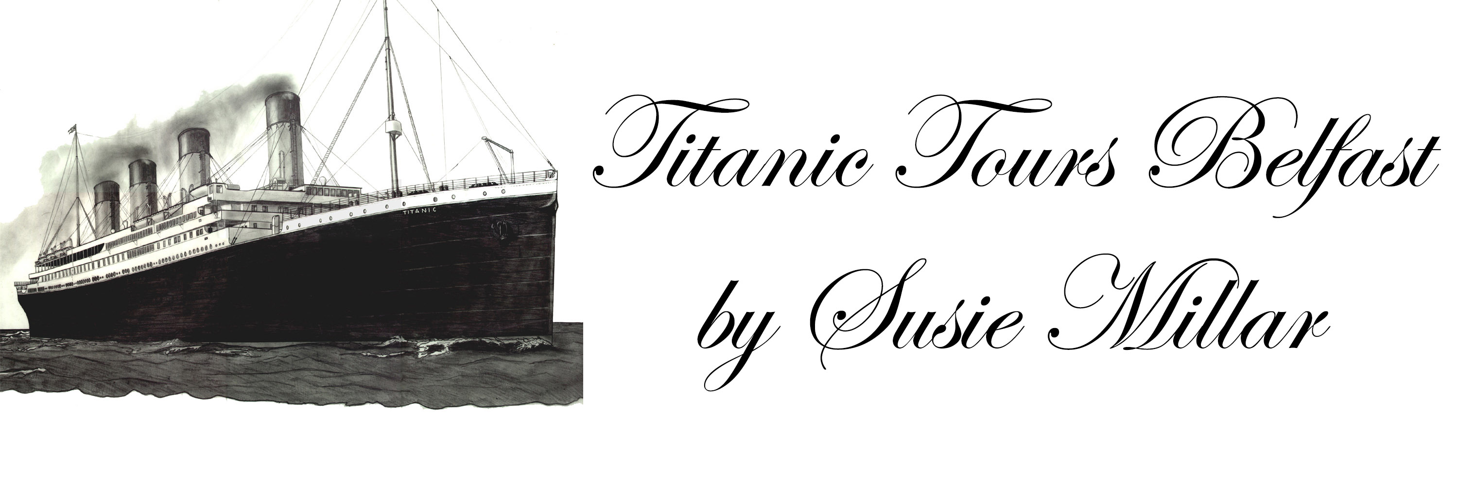 TTB Logo - Titanic drawing by Michael Lane